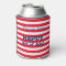 American flag 4th of July BBQ party can coolers