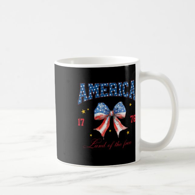 American Flag 4th Of July Independence Day  Coffee Mug (Right)