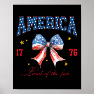American Flag 4th Of July Independence Day Poster