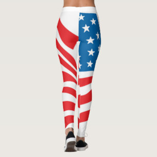 American Flag - 4th of July Leggings
