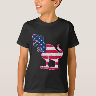 American Flag 4th Of July Patriotic Boys Gift T-Shirt