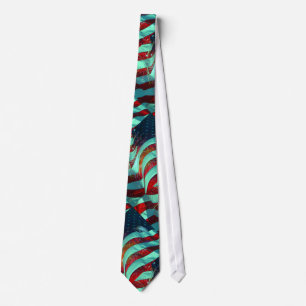 American Flag - 4th of July Tie