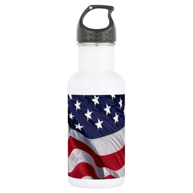 American Flag 532 Ml Water Bottle (Front)