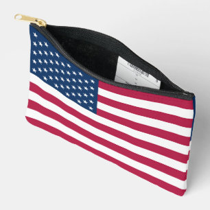 American flag accessory pouch
