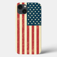 American Flag Aged Faded