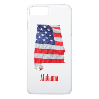 American Flag Alabama United States iPhone 8 Plus/7 Plus Case