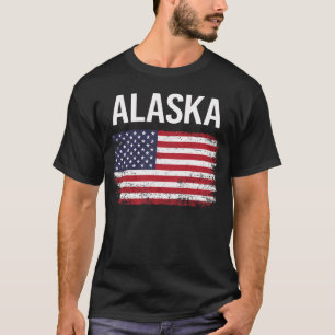 American Flag Alaska T-Shirt