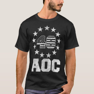American Flag Alexandria For President 2028, A.o.c T-Shirt