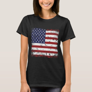 American Flag, America USA Country Pride, Vintage T-Shirt