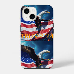 American Flag American Eagle TRUMP 2024 iPhone 14 Case