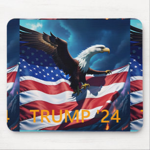 American Flag American Eagle TRUMP 2024 Mouse Mat