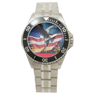 American Flag American Eagle TRUMP 2024 Watch
