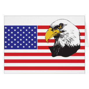 American Flag and Eagle
