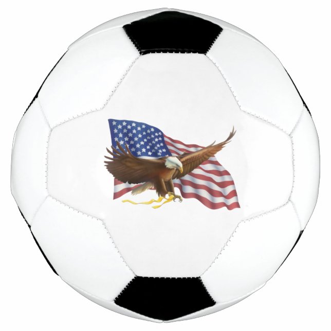 American Flag and Eagle Football (Front)