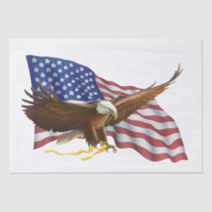 American Flag and Eagle Tissue Paper