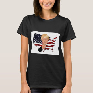 American flag and president Trump T-Shirt