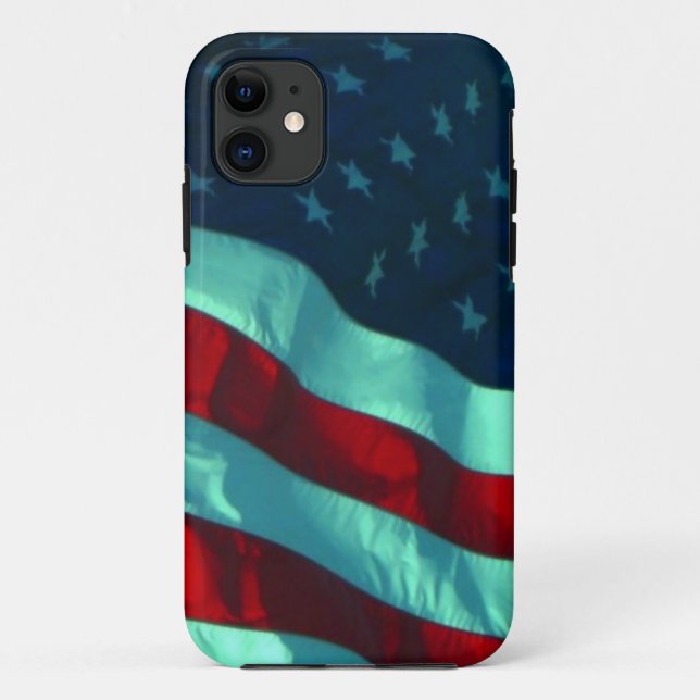 American Flag Apple Case-Mate iPhone Case (Back)