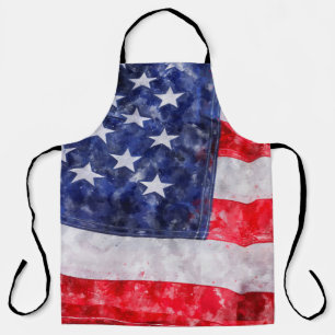 American flag apron