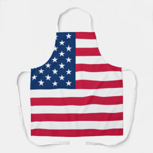 American Flag Apron Patriotic