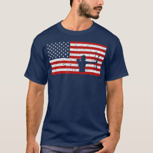 American Flag Archery  Archery Gift Men Women  T-Shirt