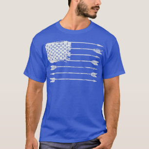 American Flag Arrow Archery Bowhunting Gifts Arche T-Shirt