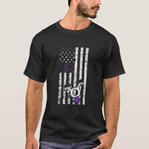 American Flag Asexual Pride Proud Lgbt Q Patriotic T-Shirt
