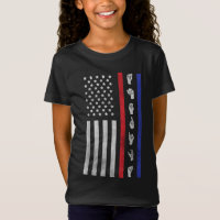 American Flag ASL American Sign Language America U