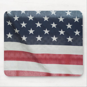 American Flag At The Sussex County Fair Mouse Mat