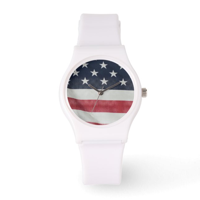 American Flag At The Sussex County Fair Watch (Front)