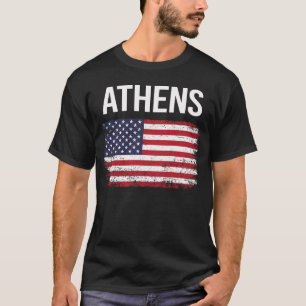 American Flag Athens T-Shirt