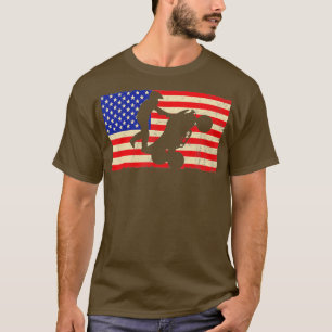 American Flag ATV Quad Bike Four Wheeler Dirt Bike T-Shirt