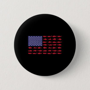 American Flag B Fishing Kid Boy Youth Women Men Pa 6 Cm Round Badge
