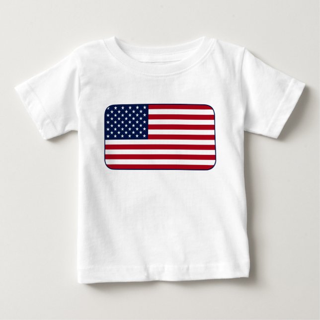 American Flag Baby T-Shirt (Front)