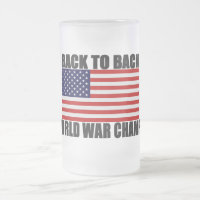 American Flag Back To Back World War Champs