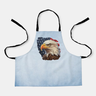 American Flag Bald Eagle Apron