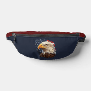 American Flag Bald Eagle Bum Bags