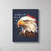 American Flag Bald Eagle