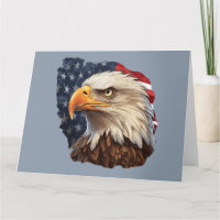 American Flag Bald Eagle