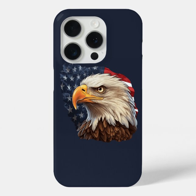 American Flag Bald Eagle Case-Mate iPhone Case (Back)
