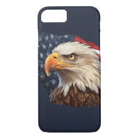 American Flag Bald Eagle