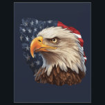 American Flag Bald Eagle Flyer<br><div class="desc">Showcase your patriotism with our stunning American Flag Patriotic Eagle design, featuring the majestic bald eagle set against a backdrop of the iconic American flag. This captivating imagery embodies the spirit of freedom and pride, making it the perfect symbol to display on a wide range of products. Whether you're looking...</div>