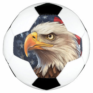 American Flag Bald Eagle Football