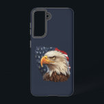 American Flag Bald Eagle Samsung Galaxy Case<br><div class="desc">Showcase your patriotism with our stunning American Flag Patriotic Eagle design, featuring the majestic bald eagle set against a backdrop of the iconic American flag. This captivating imagery embodies the spirit of freedom and pride, making it the perfect symbol to display on a wide range of products. Whether you're looking...</div>