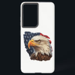 American Flag Bald Eagle Samsung Galaxy Case<br><div class="desc">Showcase your patriotism with our stunning American Flag Patriotic Eagle design, featuring the majestic bald eagle set against a backdrop of the iconic American flag. This captivating imagery embodies the spirit of freedom and pride, making it the perfect symbol to display on a wide range of products. Whether you're looking...</div>
