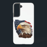 American Flag Bald Eagle Samsung Galaxy Case<br><div class="desc">Showcase your patriotism with our stunning American Flag Patriotic Eagle design, featuring the majestic bald eagle set against a backdrop of the iconic American flag. This captivating imagery embodies the spirit of freedom and pride, making it the perfect symbol to display on a wide range of products. Whether you're looking...</div>
