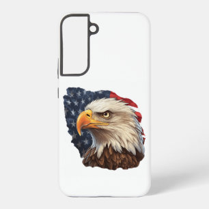 American Flag Bald Eagle Samsung Galaxy Case