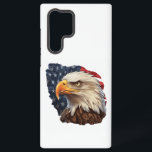 American Flag Bald Eagle Samsung Galaxy Case<br><div class="desc">Showcase your patriotism with our stunning American Flag Patriotic Eagle design, featuring the majestic bald eagle set against a backdrop of the iconic American flag. This captivating imagery embodies the spirit of freedom and pride, making it the perfect symbol to display on a wide range of products. Whether you're looking...</div>