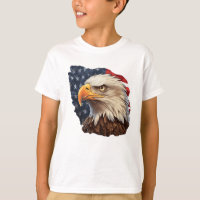 American Flag Bald Eagle