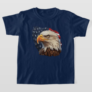 American Flag Bald Eagle T-Shirt