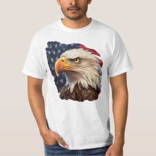 American Flag Bald Eagle T-Shirt